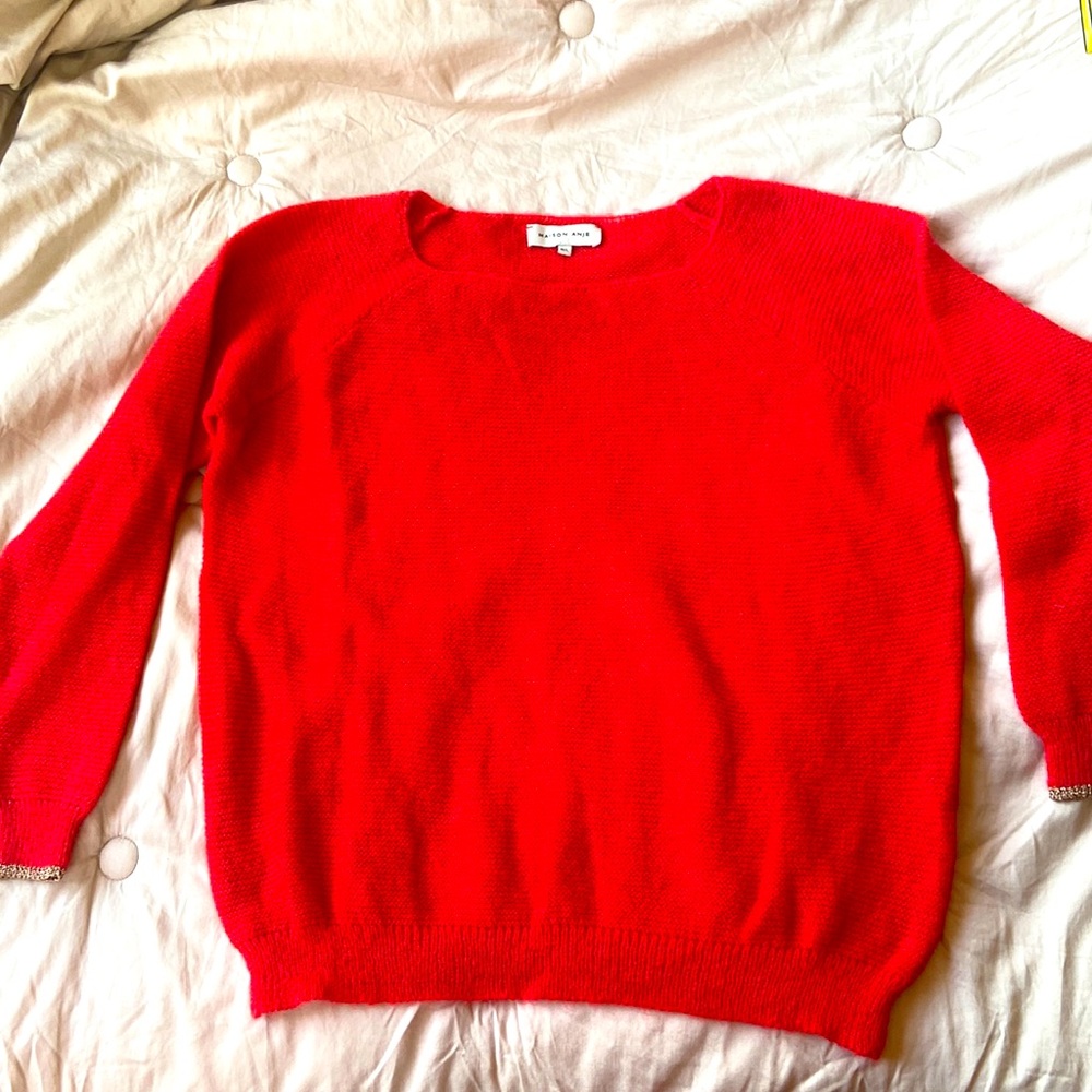 Maison Anje red sweater